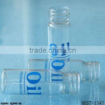 Various Size Blue Colored Test Tube Glass Screw Top Test Tube for Labor Use photo-5