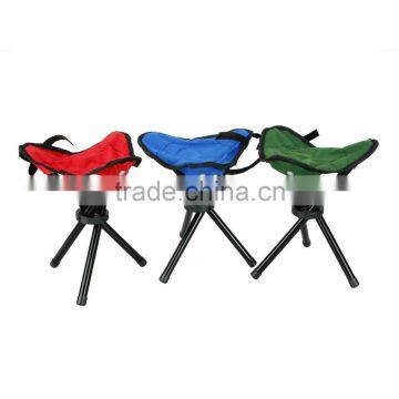 Outdoor Camping Fishing BBQ Folding Travel Chair With 3 Legs Stool Picnic Seat