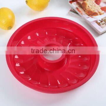 Round Hole Shape Bundt Cake Silicone Mold