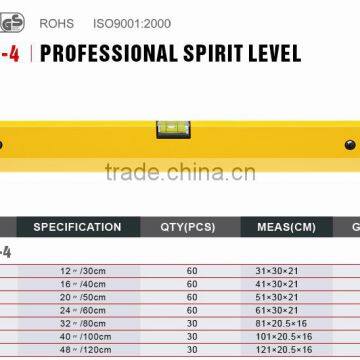 China Export 3vials Aluminum Alloy and Plastic Parts Spirit Level photo-2
