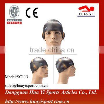 Non-allergic Rainbow Nude Custom Latex Baby Swimming Caps