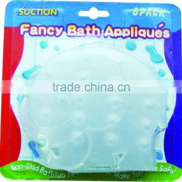 Animal design PVC Applique,elephant pvc appliques,non-skid bathtub pvc appliques