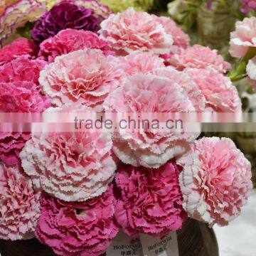 wholesale artificial carnation flower for teacher 's day decoration