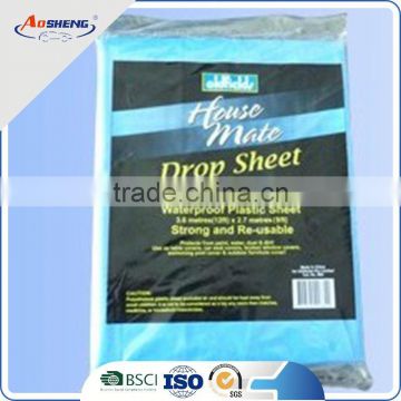 painting polythene dust drop sheet