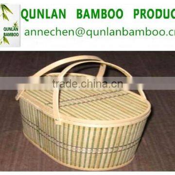 Natural Color Vbamboo Waste Basket photo-2