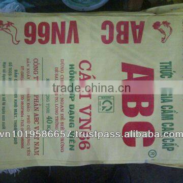 Animal feed PP woven packing bag