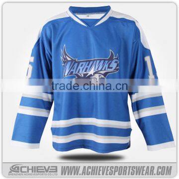 Custom Practice Tackle Twill Custom Silk Screen High Quality Hockey Jersey photo-5