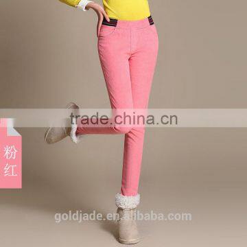 2016 Skinny Pants Women Lady Corduroy Pants photo-5