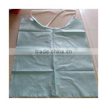 Single Use EO Sterilized surgical nonwoven fabric apron/dental bib by CE&ISO Certificated with free samples