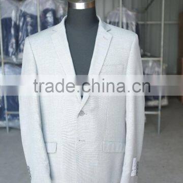Wedding dress blazer for men t/r two button white slim fit Jacket