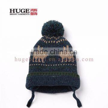 Children Headwear 100% Acrylic Beanie Hat Knitting Pattern