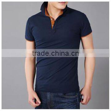 En's Custom Classical Fashion Solid Color Short Sleeve Slim Fit Men's Mesh Embroidered Polo Shirt photo-4