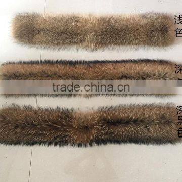 BBG-H-14 Factory Direct Wholesale Price Raccoon Fur Trimming for Hood photo-3