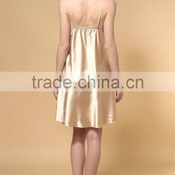 Sexy Satin Night Skirt Pajamas Sleepwear photo-5