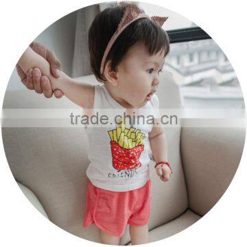 S17042A Wholesale Children's Pure Color Baby Summer Shorts photo-4
