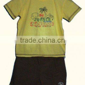 yellow boy suit fashion and cotton