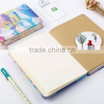A6 Hardcover Planner Custom Section Sewing Flexible Back Diary Notebook /sketch Notepad /memo Pad photo-2