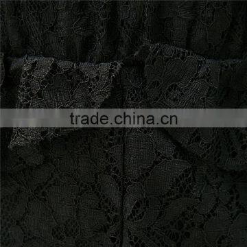 New Fancy Design Short Dance Wear All Black Lace Jumpsuit photo-6