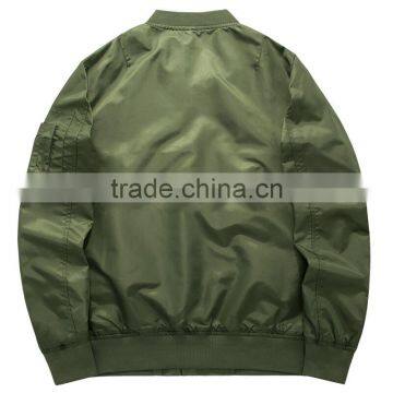 Jacket Men Design Baseball Jacket Custom Print Cheap Green Army Jacket photo-3