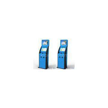 Cash Acceptor / Coin Acceptor Ticket Vending Machine / Kiosk Blue Color