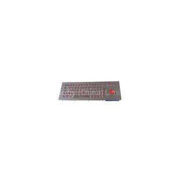 IP65 dynamic vandal proof industrial stainless steel backlight pc keyboard with illuminated trackbal