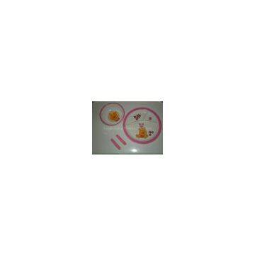 melamine kids dinner set    melamine spoon   fork