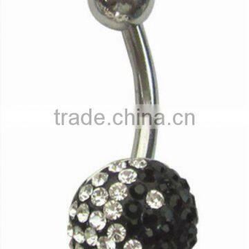 Chinese Taiqi tradition navel belly piercing