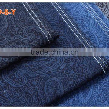 A379-B-Y10.5oz Fashionable Printed Denim Fabric Made in China photo-3