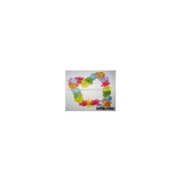 Multicolor Double Flower Leis