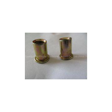 Stainless Steel Flat Head Vertical Stripes Rivet Nuts photo-2