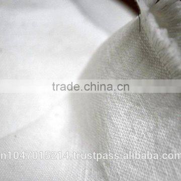 Flax Linen cotton mixed fabric hand woven