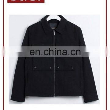 OEM Service Men Short Wool Coat for Winter