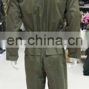 Hot Selling Olive Green 100% Cotton Professional Safety Coverall Workwear photo-5
