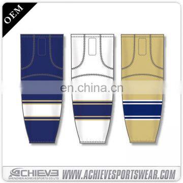 100%polyester Sublimate Custom Team Club Ice Hockey Pant Short Sock Adult Short Nhl Jersey Short photo-3
