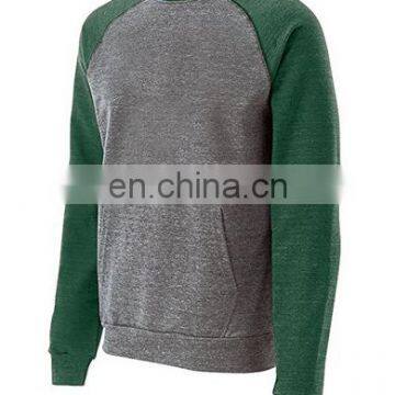 2017 Fashion Designed Casual Crewneck Sweatshirts Wholesale Raglan Sweatshirts for Men