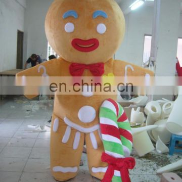 2016 high quality Gingerbread Man mascot costume for adults