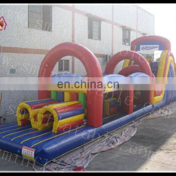 New Deluxe Inflatable Tunnel and Obstacle Bounce Moonwalk Bouncer