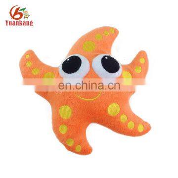 Custom cute big eyes starfish plush stuffed sea animal toy