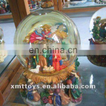 high quality water globe with nativity for christmas