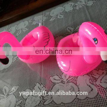 floating inflatable flamingo cup holder