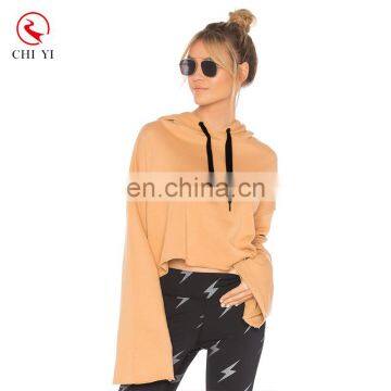 2017 wholesale custom latest design oversized sweatshirt women hooded sweatshirt