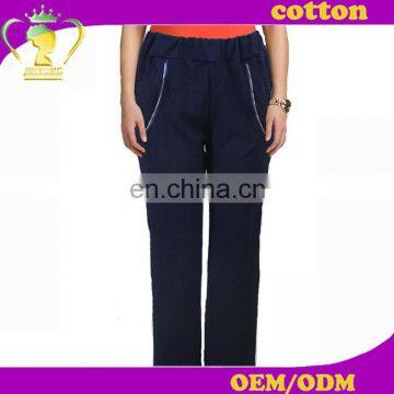 Autumn old women plus size cotton wasit pants 2016