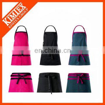 Cotton custom made cheap apron customes design