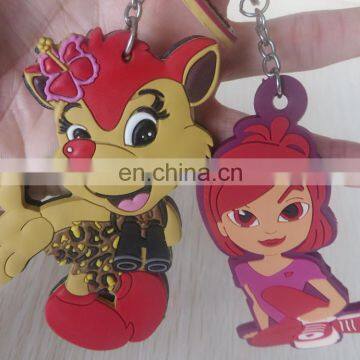 Custom Beautiful Embossed Pvc Keyring for Gift photo-6