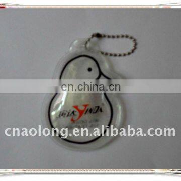 Decorative Custom Logo Printed PVC Down Feather Clothing Patches/label/tags photo-3