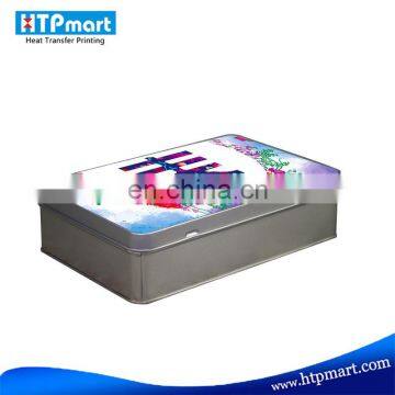 custom sublimation metal candy tin box for DIY printing