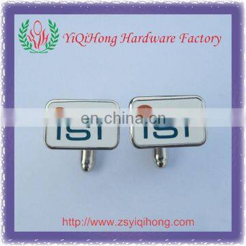 metal rectangle cufflinks