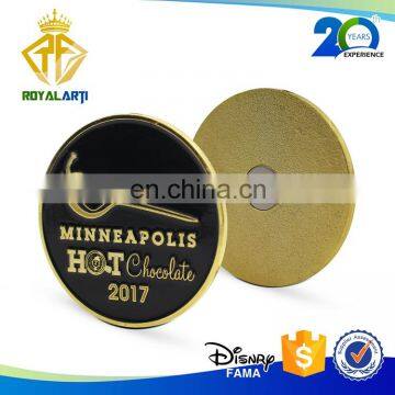 Hot Selling Custom Minneapolis Magnet Metal Golf Ball Marker