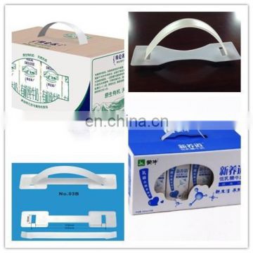 Carton plastic carry handle for milk cartoon