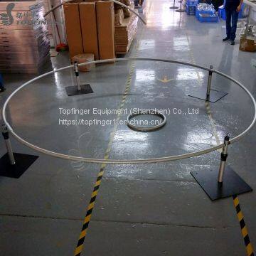 10ft diameter roundness pipe and drape system curve stand poles wedding use backdrop system